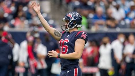 Dominik Eberle feierte in der vergangenen Saison bei den Houston Texans sein NFL-Debüt