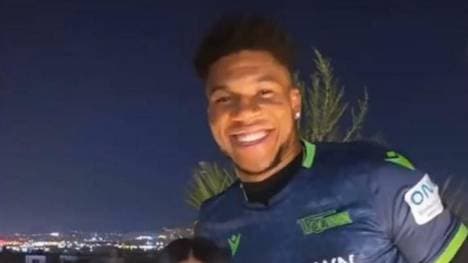 Giannis Antetokounmpo im Trikot von Union Berlin