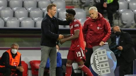 Alphonso Davies wurde gegen Leverkusen ausgewechselt