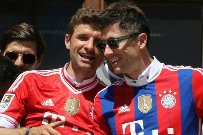 Müller veräppelt Lewandowski