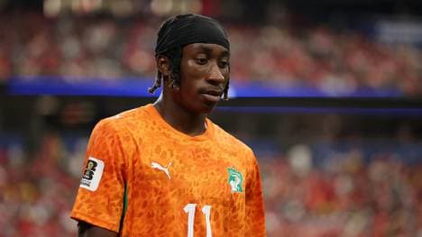 Yan Diomande bei der WM
