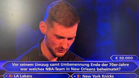 Diese Frage galt es bei "Wer wird Millionär?" zu beantworten