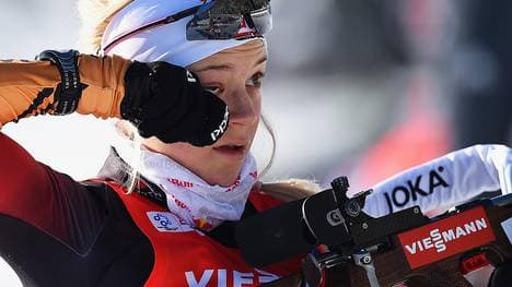 Miriam Gössner vergaß beim Sprint in Hochfilzen, eine ihrer zwei Strafrunden zu absolvieren
