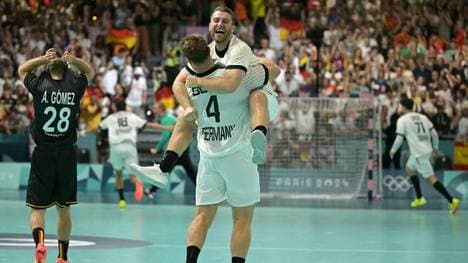 Deutscher Jubel nach dem Vorrundenspiel gegen Spanien