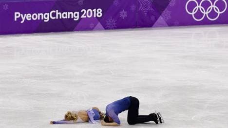 Aljona Savchenko und Bruno Massot begeisterten mit ihrer Gold-Kür bei Olympia 2018 die Welt