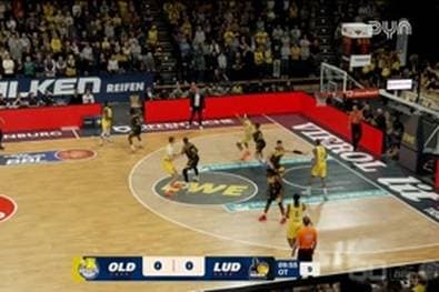Spiel Highlights zu EWE Baskets Oldenburg - MHP RIESEN Ludwigsburg