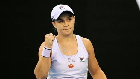 Ashleigh Barty schwächelte im zweiten Satz