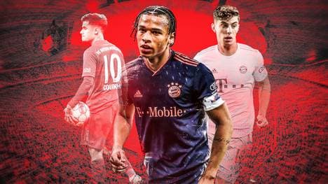 Coutinho, Sané, Havertz: Wer bleibt auf der Strecke?