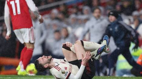 Bradley verletzte sich ohne gegnerische Einwirkung