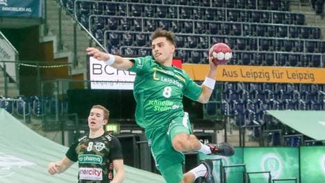 Lucas Krzikalla erzielte sechs Tore für Leipzig gegen Hannover-Burgdorf