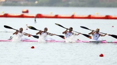 In Rio 2016 hatte der Kajak-Vierer noch Gold gewonnen