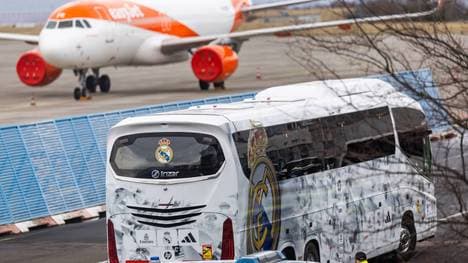 Real Madrid musste mit dem Bus von Erfurt nach Leipzig fahren 