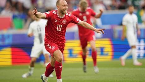 Die Führung durch Christian Eriksen reichte Dänemark nicht zum Sieg