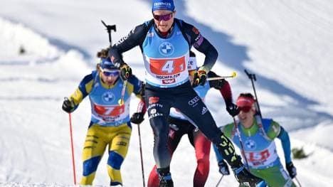 Erik Lesser lief in der Verfolgung auf Platz zehn