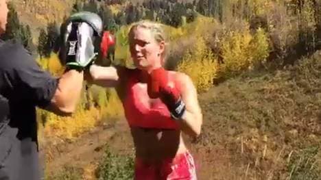 Lindsey Vonn boxt