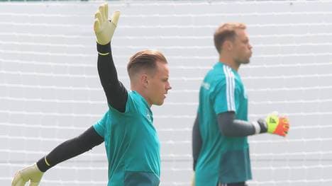 Marc-Andre ter-Stegen (links) ist die deutsche Nummer zwei hinter Manuel Neuer