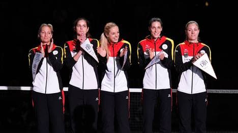 Barbara Rittner und Görges, Lisicki, Petkovic, Kerber