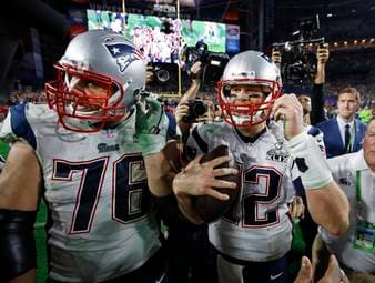 Beim letzten Super-Bowl-Duell zwischen den New England Patriots und den Seattle Seahawks feierte Sebastian Vollmer seinen ersten NFL-Titel. Den legendären Moment, der das Spiel entschied, erlebte er dabei auf sehr spezielle Art und Weise.