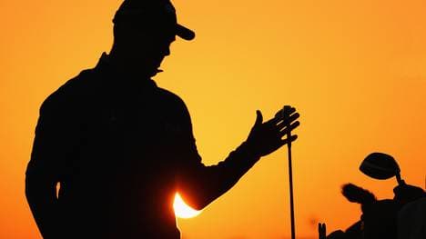 Aufrecht auch bei untergehender Sonne: Martin Kaymer hält sich mit Pilates fit