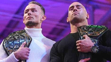 Marcel Barthel (l.) regiert mit Fabian Aichner bei WWE als NXT Tag Team Champion