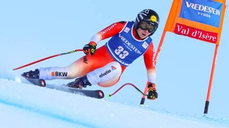 Jasmina Suter ist in Val d'Isère letztmals im Weltcup an den Start gegangen