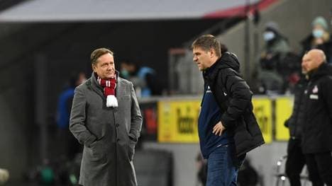 Heldt (l.), damals noch in Köln tätig, und Ruhnert