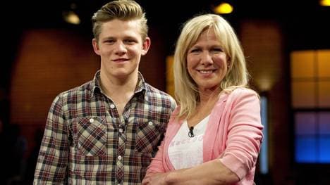 Max von der Groben bei einem gemeinsamen Auftritt 2013 mit seiner Mutter Ulrike