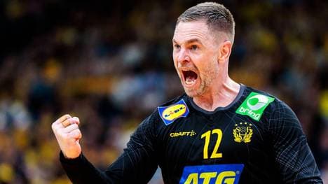 Kolstad Handball hofft auf viele Paraden des schwedischen Keepers Andreas Palicka