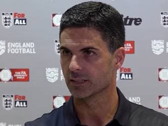 Arsenal-Coach Mikel Arteta zeigte sich nach dem Sieg im Community Shield gegen Manchester City voll des Lobes für die Qualität seiner Spieler. Besonders Christos Tzolis und Martin Odegaard hob der Spanier hervor.
