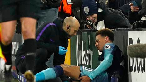 Tottenhams Dele Alli verletzte sich gegen den FC Fulham an der Achilessehne