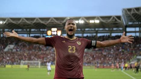 Hoffnung auf WM-Start: Venezuelas Stürmer Salomon Rondon