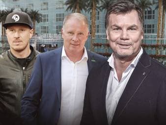 Der CHECK24 Doppelpass vom 28. Mai mit Stefan Reuter, Geschäftsführer Sport des FC Augsburg, und Mike Hanke, Ex-Profi u.a. von Schalke 04 und Borussia Mönchengladbach.