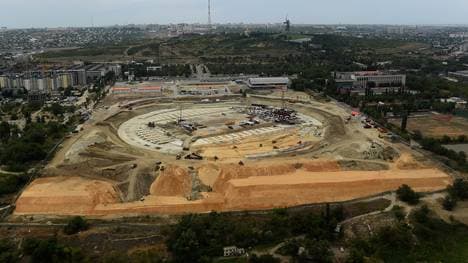 Die Wolgograd-Arena soll 2017 fertiggestellt sein