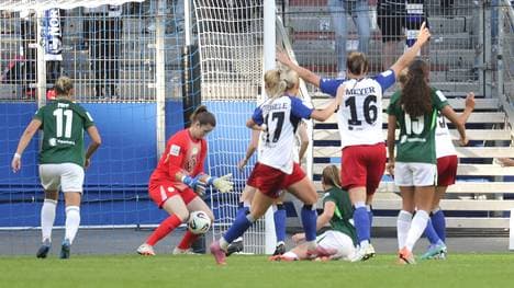 Der Hamburger SV erzielt kurz vor Schluss ein wildes Tor