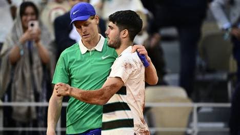 Wiedersehen zwischen Jannik Sinner und Carlos Alcaraz