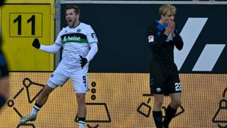 Traf doppelt für Paderborn: Benjamin Källmann (l.)