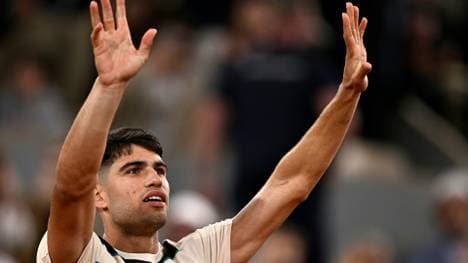 Spaß und Jubel: Carlos Alcaraz