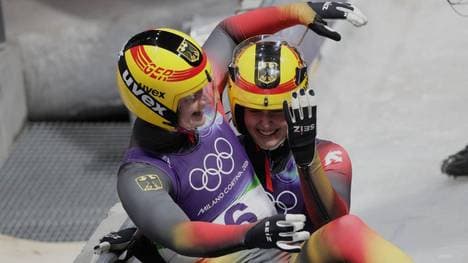 Dajana Eitberger und Magdalena Matschina holten Silber im Doppelsitzer