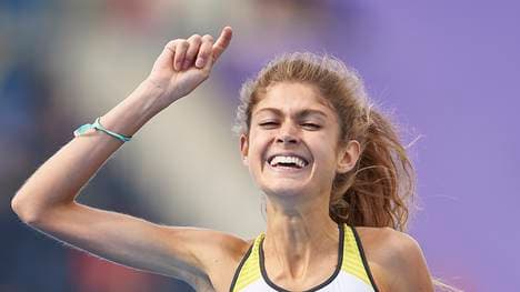 Konstanze Klosterhalfen stellte über 3000 m einen deutschen Rekord auf