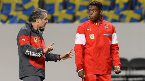 Marcel Koller und David Alaba