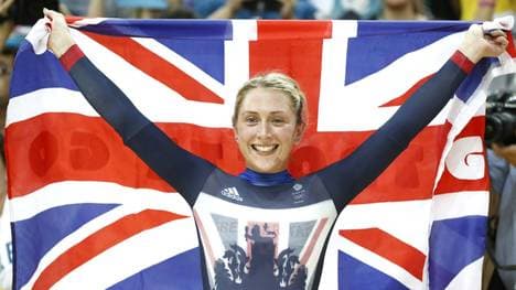 Gewohnte Pose: Laura Kenny 