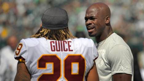 Derrius Guice wurde 2018 von den Washington Redskins an der 59. Stelle gedraftet