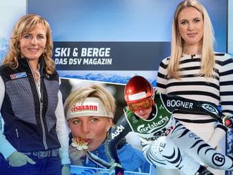 Im „SKI & BERGE: Das DSV Magazin“ auf SPORT1 begrüßt Ruth Hofmann die zweifache Weltmeisterin Martina Ertl. Gemeinsam mit der ehemaligen Skirennläuferin spricht Hofmann über die historischen Entwicklungen rund um Material, Ausrüstung und Techniken im Skisport. 