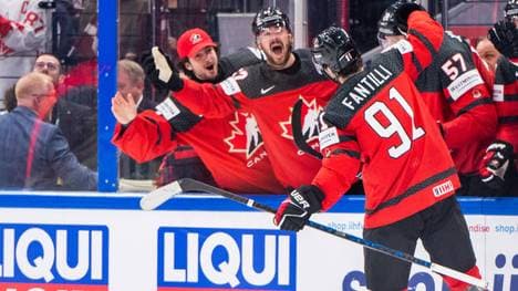 Adam Fantilli lässt seine kanadischen Teamkollegen ausrasten