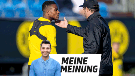 Youssoufa Moukoko mit Edin Terzic