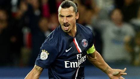 Zlatan Ibrahimovic spielt seit 2012 bei Paris St. Germain