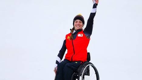 Anna Schaffelhuber holte in Sotschi fünf Mal Gold