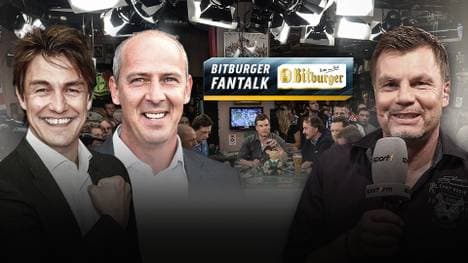 Thomas Helmer lädt zum Bitburger Fantalk mit Matze Knop und Mario Basler