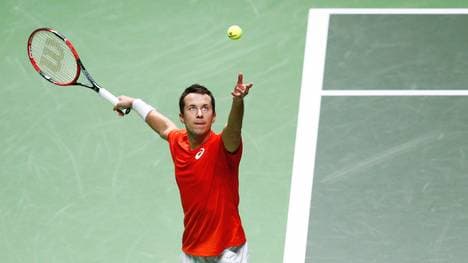 Philipp Kohlschreiber will mit dem Deutschen Davis Cup Team ins Viertelfinale