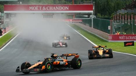 Oscar Piastri kämpfte sich an Lando Norris vorbei